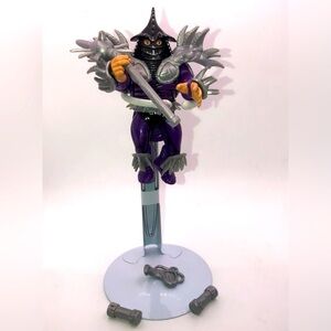 90S TMNT Shredder Action Figure 100% Complete w Accesories